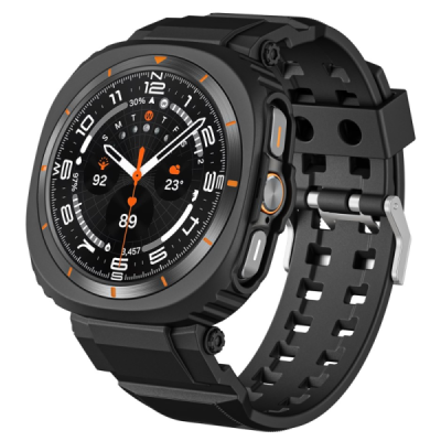 "Biaoge" Samsung Galaxy Watch Ultra 47mm hard silicone (TPU) black bracelet | Priedai.lt