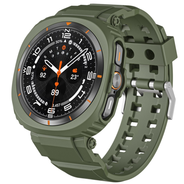 "Biaoge" Smartwatch hard silicone (TPU) bracelet - Green (Galaxy Watch Ultra 47mm)