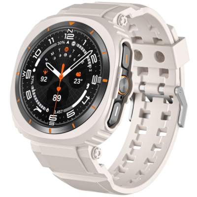 "Biaoge" Samsung Galaxy Watch Ultra 47mm hard silicone (TPU) sand color bracelet | Priedai.lt