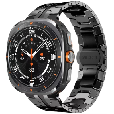 Samsung Galaxy Watch Ultra 47mm metal black strap | Priedai.lt