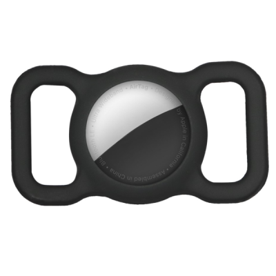 Apple AirTag silicone black item finder case | Priedai.LT