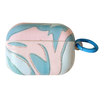 "Marble" AirPods Pro 2 plastic Green headphone case | Priedai.LT