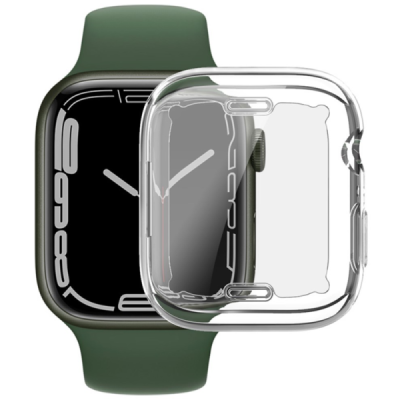Apple Watch Series 9 / 8 / 7 41mm "IMAK" reinforced protection clear | Priedai.lt