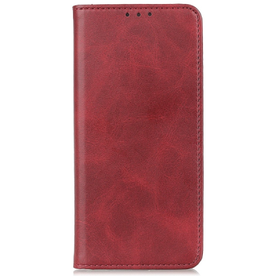 Xiaomi 15T Pro "Split" red leather flip case - book | Priedai.lt