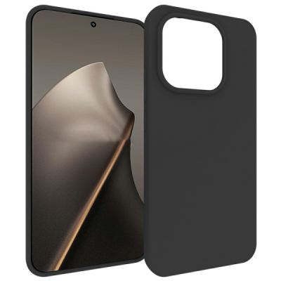 Xiaomi 15T hard silicone (TPU) black case - cover | Priedai.lt