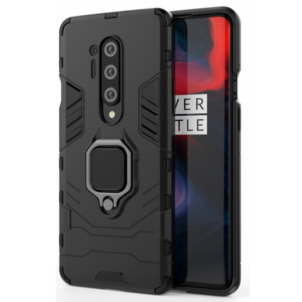 "Mozhi" Kickstand enhanced protection case - black (OnePlus 8 Pro)