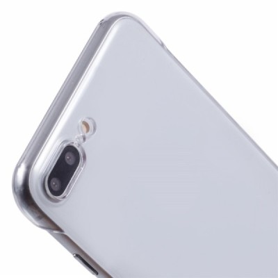 Apple iPhone 7 Plus / 8 Plus plastic transparent (transparent) case - back | Priedai.lt