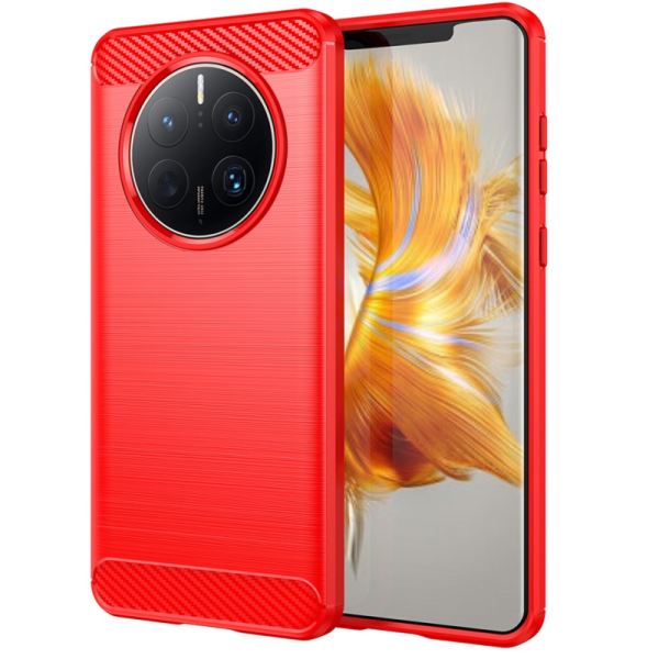 "AILES" Carbon hard silicone (TPU) case - Red (Mate 50 Pro 4G)