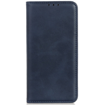 Samsung Galaxy Xcover 7 "Split" blue leather flip case - book | Priedai.lt