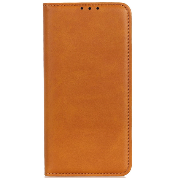 "Binfen" Split flip book case - light brown (Galaxy Xcover 7)
