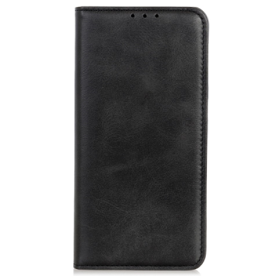 Xiaomi 15T Pro "Split" black leather flip case - book | Priedai.lt