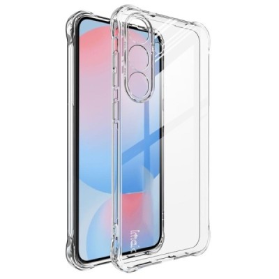 Samsung Galaxy S25 FE "Imak" reinforced protection hard silicone TPU airbag clear, transparent case - back | Priedai.lt