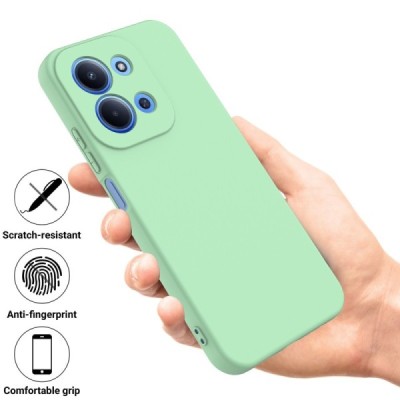 Xiaomi Redmi 15C "Shell" hard liquid silicone (TPU) case green - cover | Priedai.lt