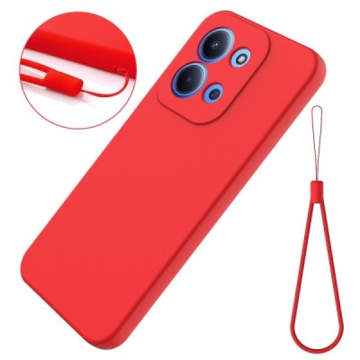 Xiaomi Redmi 15C "Shell" hard liquid silicone (TPU) case red - cover | Priedai.lt