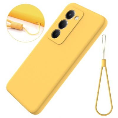 Xiaomi Redmi 15 4G "Shell" hard liquid silicone (TPU) case yellow - cover | Priedai.lt
