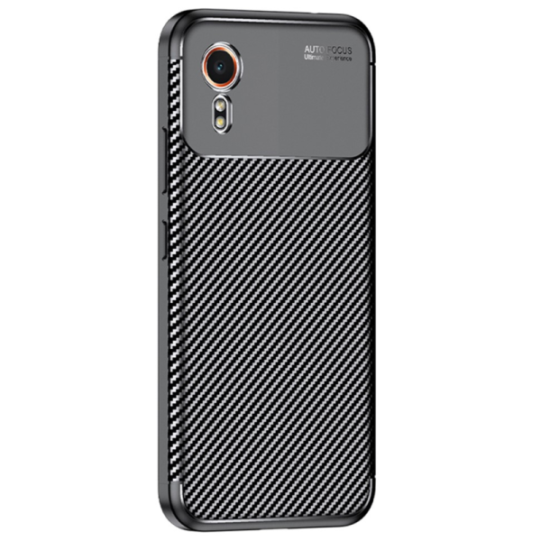 Fiber Hard Silicone (TPU) Case - Black (Galaxy Xcover 7)