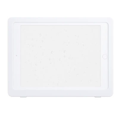 „Waterproof Tablet Holder“ – Universal, wall-mounted white tablet holder for use in the bath or shower | Priedai.LT