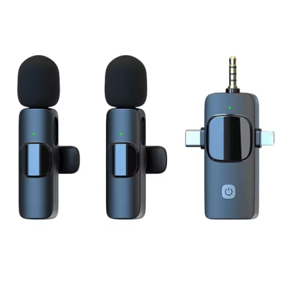 "K15" Mini Microphone - blue (3.5mm) | Priedai.LT