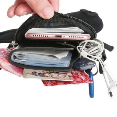 "HSK" sports case (armband) - black, universal (XL+ size) | Priedai.lt
