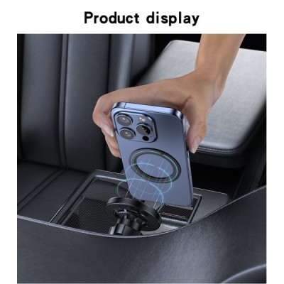 "YESIDO" Metal ring - sticker (for magnetic car holder) black | Priedai.lt