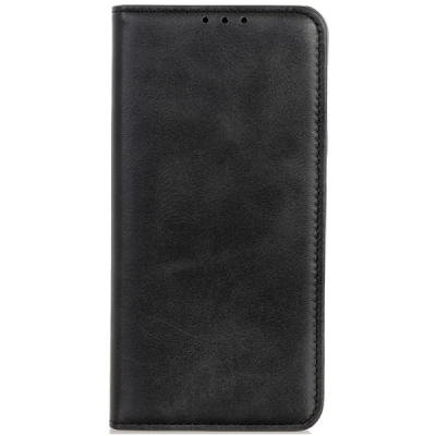 Huawei Honor 400 "Split" black leather flip case - book | Priedai.lt