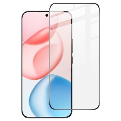 Huawei Honor 400 "IMAK" Tempered Glass reinforced protection black full coverage protective screen glass | Priedai.lt