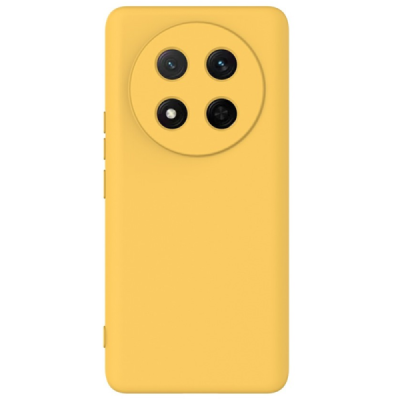 Huawei Honor Magic7 Lite / X9c / X60 Pro "Shell" hard liquid silicone (TPU) case yellow - cover | Priedai.lt