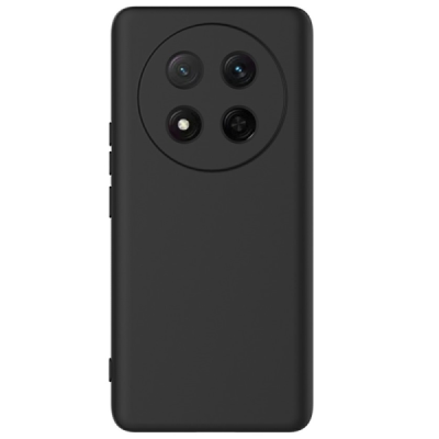 Huawei Honor Magic7 Lite / X9c / X60 Pro "Shell" hard liquid silicone (TPU) case black - cover | Priedai.lt