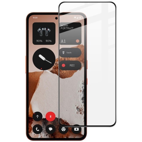"IMAK" Tempered Glass full coverage protective screen glass - black (CMF Phone 2 Pro)