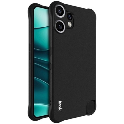 Nothing CMF Phone 2 Pro "Imak" reinforced protection hard Airbag silicone matte TPU black case - back | Priedai.lt
