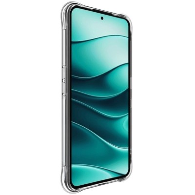 Nothing CMF Phone 2 Pro "Imak" reinforced protection hard silicone TPU airbag clear, transparent case - back | Priedai.lt