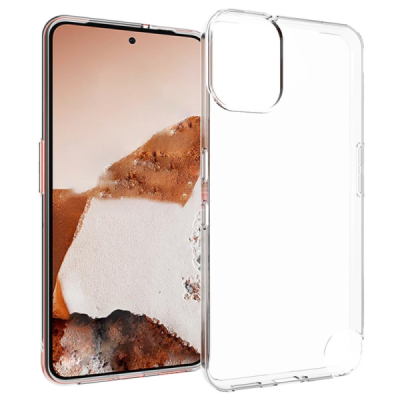 Nothing CMF Phone 2 Pro hard silicone (TPU) clear, transparent case - cover | Priedai.lt