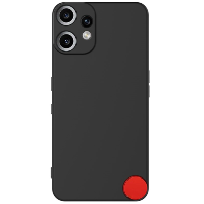 Nothing CMF Phone 2 Pro "Shell" hard liquid silicone (TPU) case black - cover | Priedai.lt