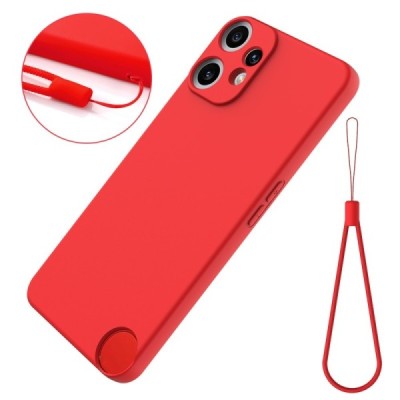 Nothing CMF Phone 2 Pro "Shell" hard liquid silicone (TPU) case red - cover | Priedai.lt