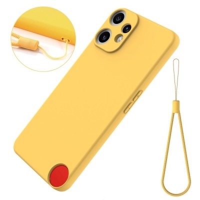 Nothing CMF Phone 2 Pro "Shell" hard liquid silicone (TPU) case yellow - cover | Priedai.lt