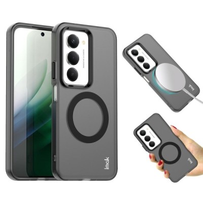 Xiaomi Redmi 15 4G / Redmi 15 5G "IMAK" Candy MagSafe Hard Silicone TPU Matte Case Cover - Black | Priedai.lt