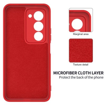 Xiaomi Redmi 15 5G "Shell" hard liquid silicone (TPU) case red - cover | Priedai.lt