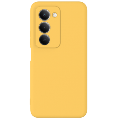 Xiaomi Redmi 15 5G "Shell" hard liquid silicone (TPU) case yellow - cover | Priedai.lt