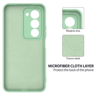 Xiaomi Redmi 15 5G "Shell" hard liquid silicone (TPU) case green - cover | Priedai.lt