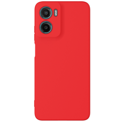 Motorola Moto G06 4G "Shell" hard liquid silicone (TPU) case red - cover | Priedai.lt