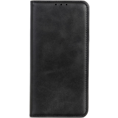 Motorola Moto G06 4G "Split" black leather flip case - book | Priedai.lt