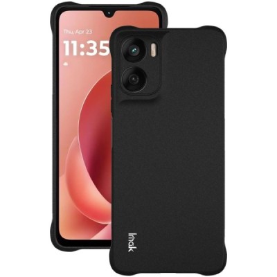 Motorola Moto G06 4G / G06 Power 4G "Imak" reinforced protection hard Airbag silicone matte TPU black case - back | Priedai.lt