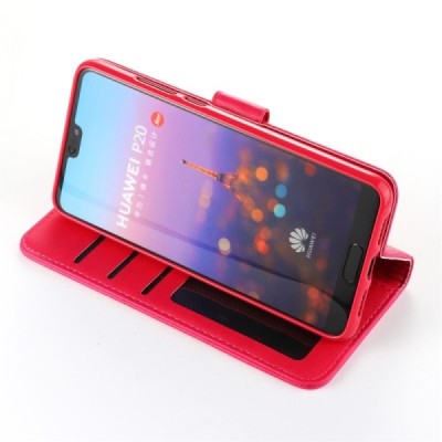Huawei P20 LC IMEEKE Flip Book Case - Pink | Priedai.lt