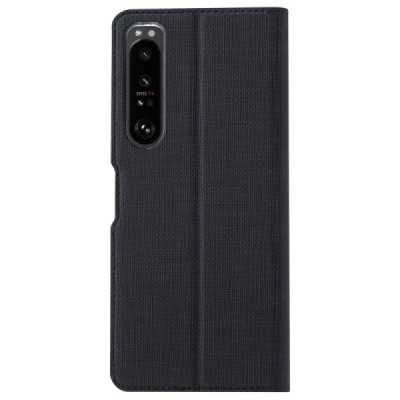 Sony Xperia 1 IV "ViLi" DMX Solid Flip Case Book - Black | Priedai.lt