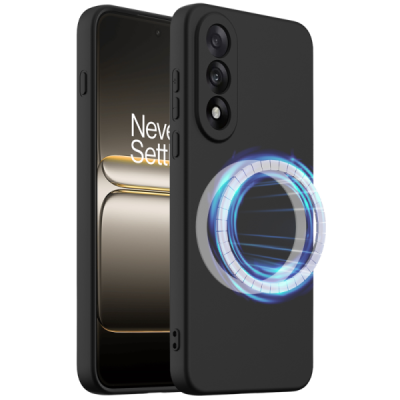 OnePlus Nord 5 "Shell" MagSafe Hard Silicone TPU Black  Case Cover - Back | Priedai.lt
