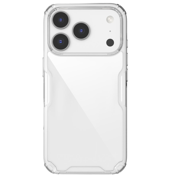 „Nillkin“ Nature TPU Pro reinforced protection hard silicone (TPU) case - transparent (iPhone 17 Pro)