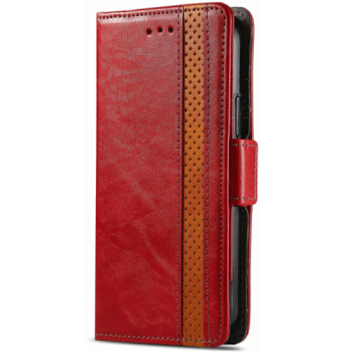 Apple iPhone 7 (iPhone 8) CASENEO Flip Book Case - Red | Priedai.lt