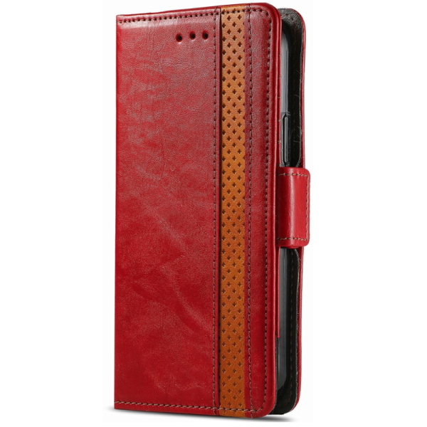 "CASENEO" Flip Book Case - Red (iPhone 6 / 7 / 8 / SE 2020 / SE 2022)