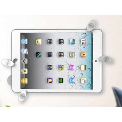 „Wall Mount“ universal wall-mounted silver tablet holder | Priedai.LT
