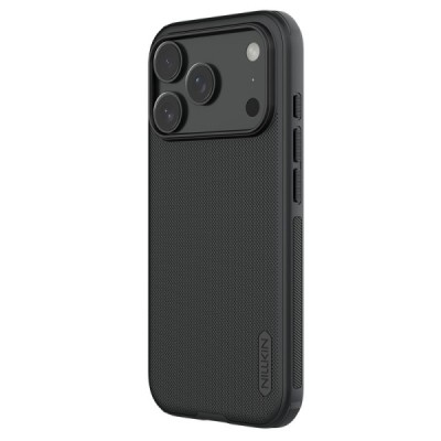 Nillkin Frosted Shield Pro Magnetic Apple iPhone 17 Pro Black Plastic Case Cover - Black | Priedai.lt